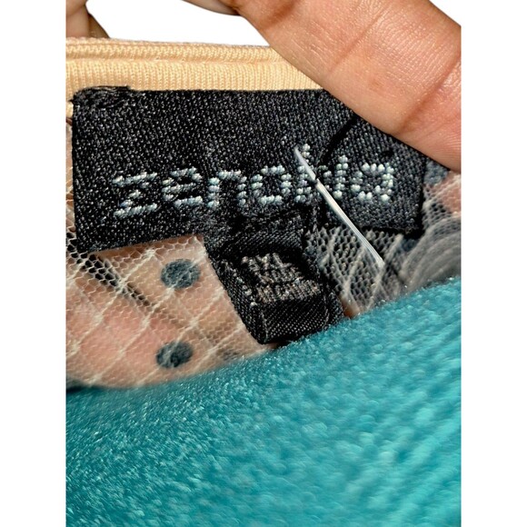 Zenobia Women's Glam Sheer Mesh Long Sleeve Sparkle Studded Top Sexy Tee Blouse - Picture 2 of 6